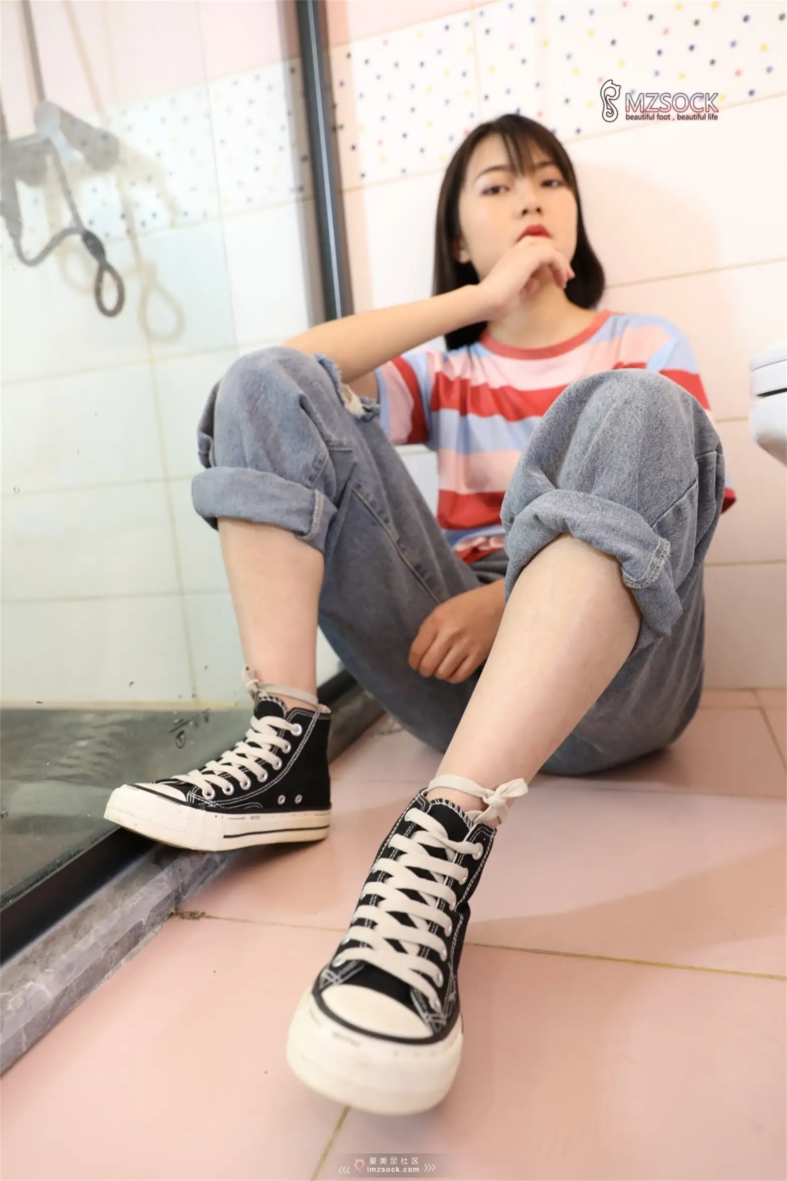 [Mzsock] Love beautiful feet NO.086 Tingting#[74P]-24